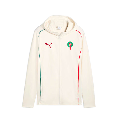 HOODIE ZIPPÉ BLANC 2025 - MAROC