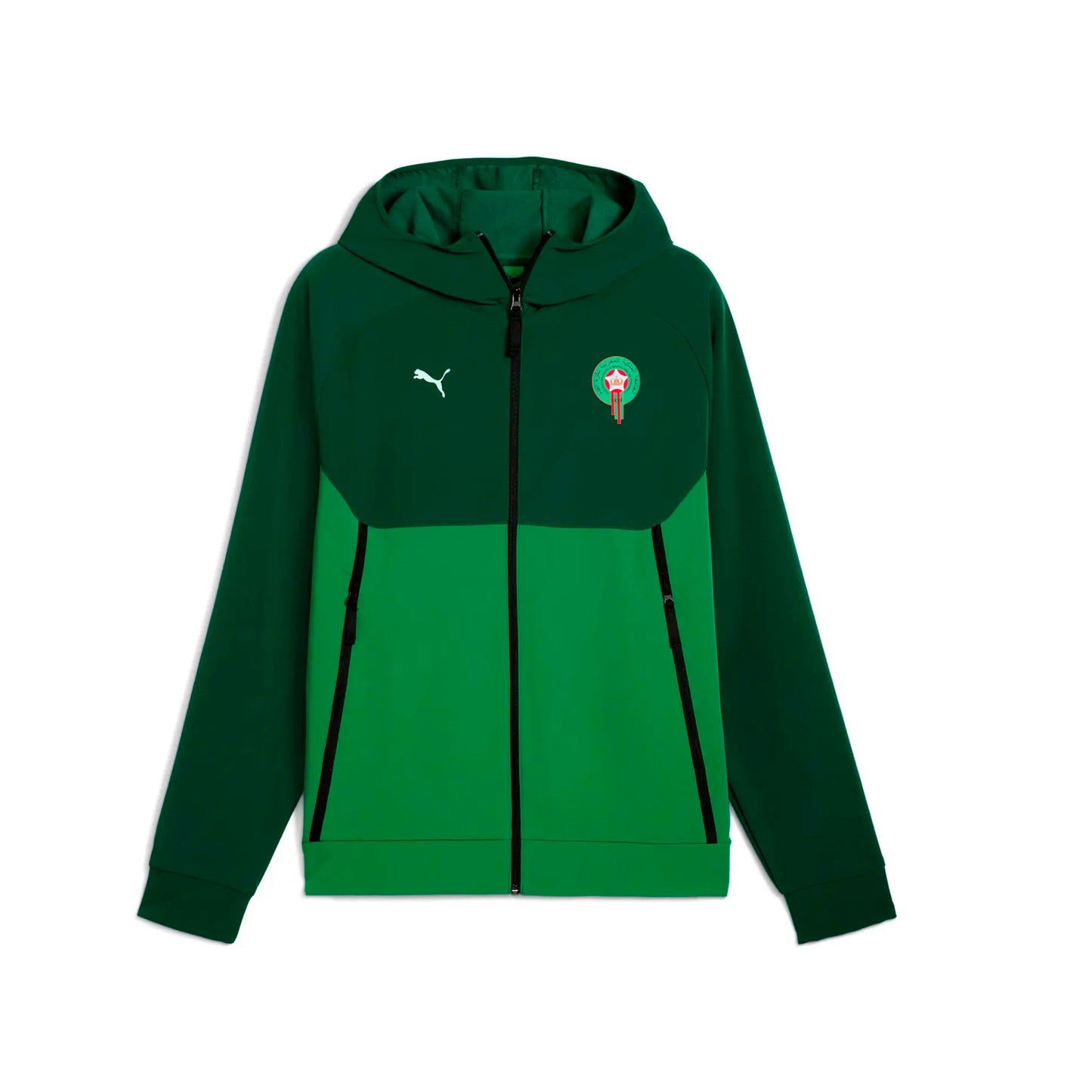 VESTE VERT PRÉ MATCH - MAROC