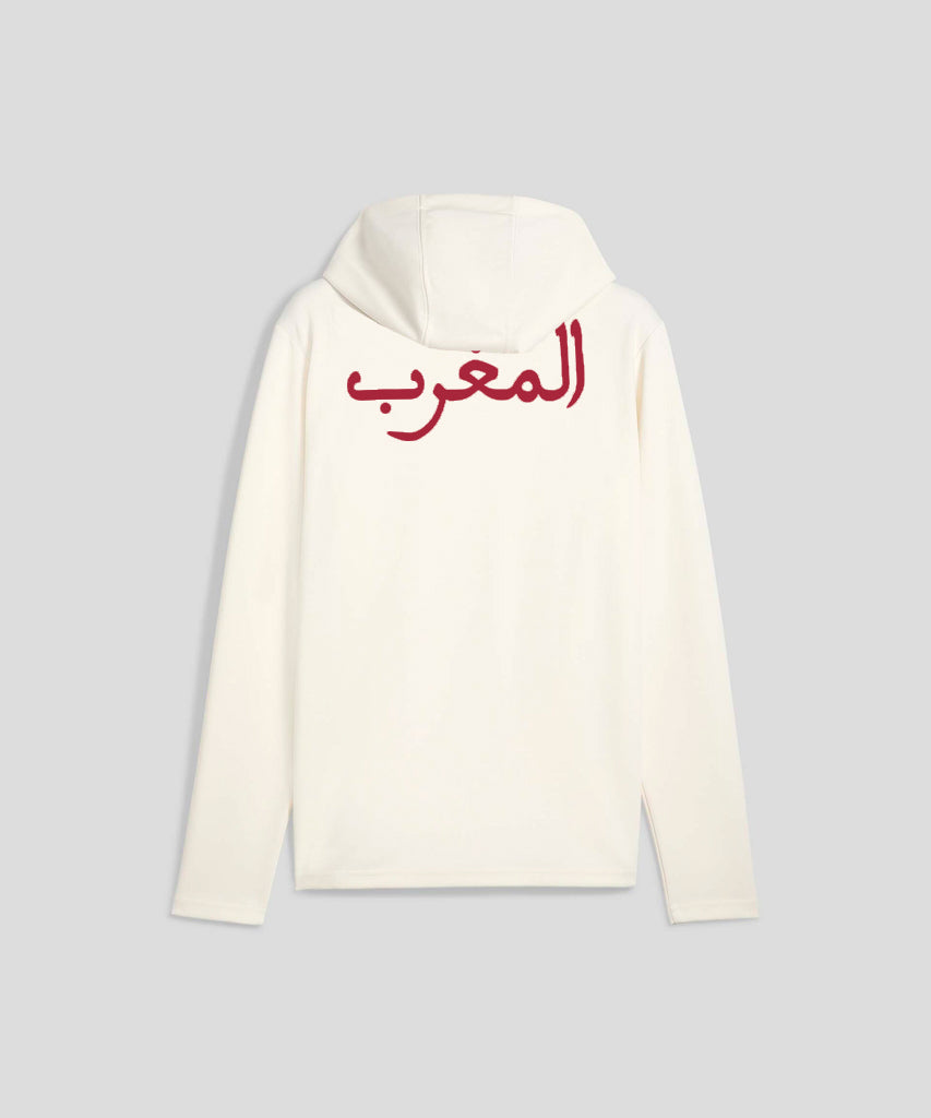 HOODIE ZIPPÉ BLANC 2025 - MAROC